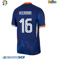 Maglie da calcio Olanda Joey Veerman #16 Seconda Maglia Europei 2024 Manica Corta